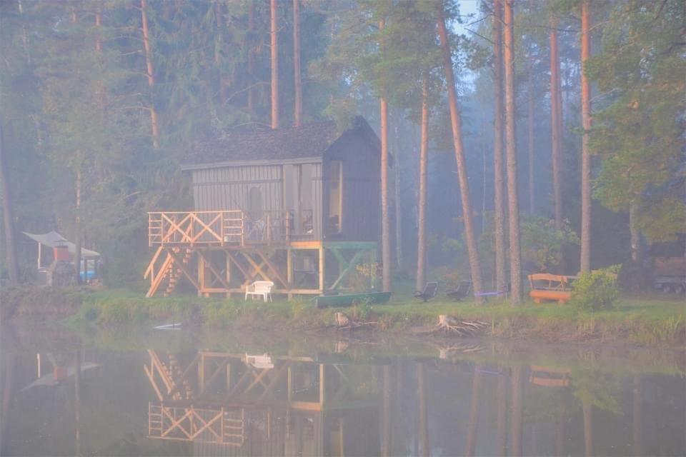 Dragon House In The Tree! Jacuzzi, Sauna ,Cinema,Heated Lici  Luaran gambar